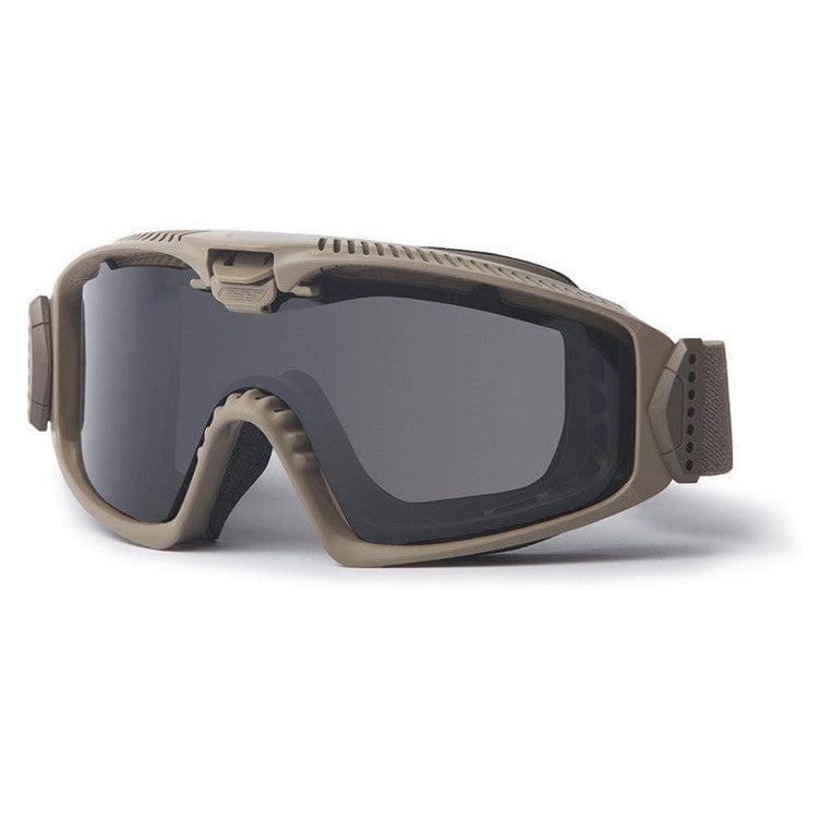 ESS Influx Ballistic Goggle Terrain Tan with Clear and Smoke Lenses-EE7018-02-Safety Glasses USA-1