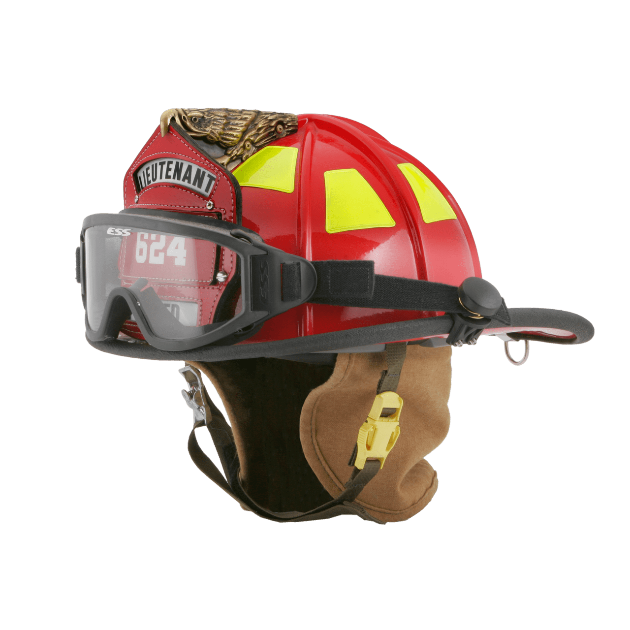 ESS Innerzone 1 NFPA 1971-2013 Fire Goggles 740-0264 Installed On Helmet
