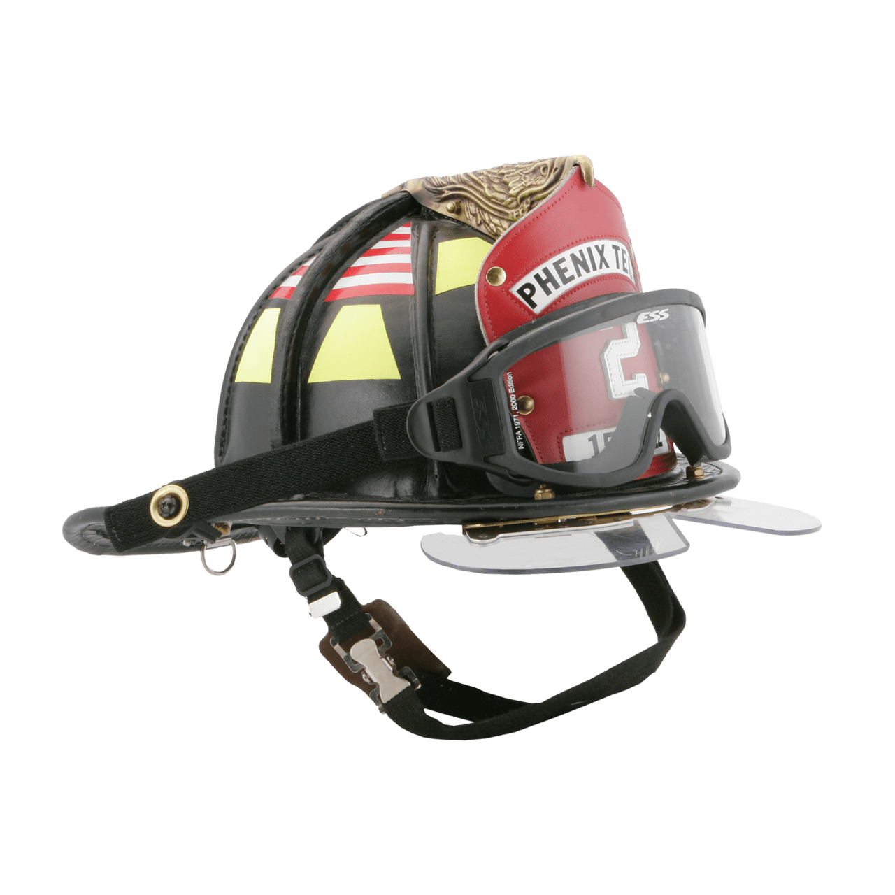 ESS Innerzone 2 NFPA 1971-2013 Fire Goggles 740-0268 Installed On Helmet