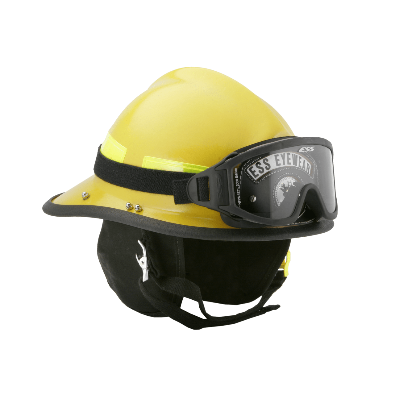 ESS Innerzone 3 NFPA 1971-2013 Fire Goggles 740-0273 Installed On Helmet