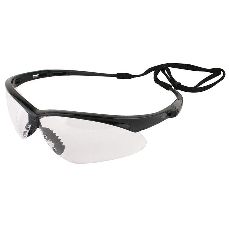 KleenGuard Nemesis Safety Glasses with Black Frame and Clear Anti-Fog Lens
