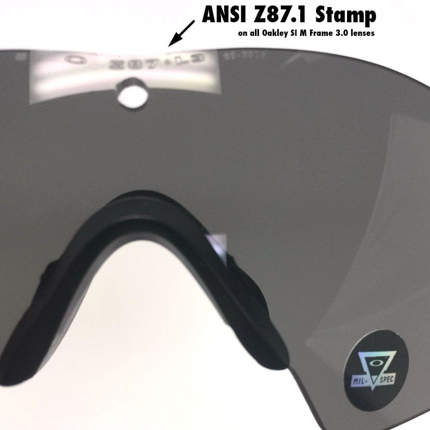 Oakley SI M Frame 3.0 Multicam with Grey Lens OO9146-02 Lens View