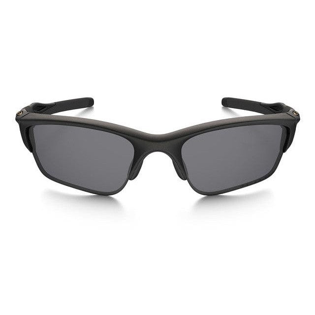 Oakley SI Half Jacket 2.0 XL Sunglasses Matte Black with Grey Polarized Lenses OO9154-13 Front View