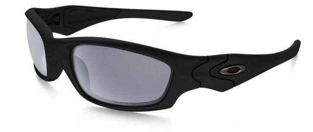 Oakley SI Straight Jacket with Matte Black Frame and Grey Polarized Lens