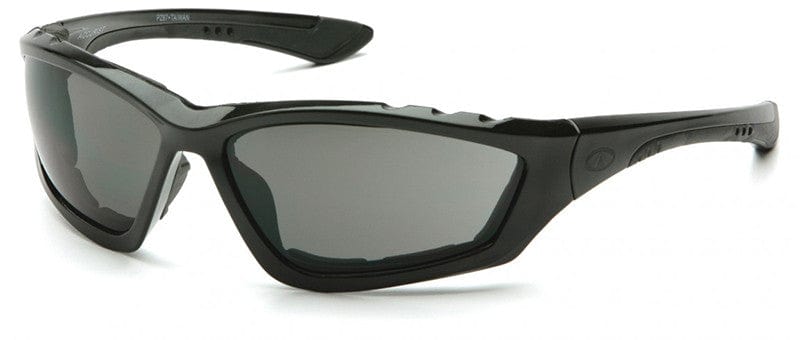 Pyramex Accurist Safety Glasses with Black Frame and Gray Anti-Fog Lens SB8720DTP