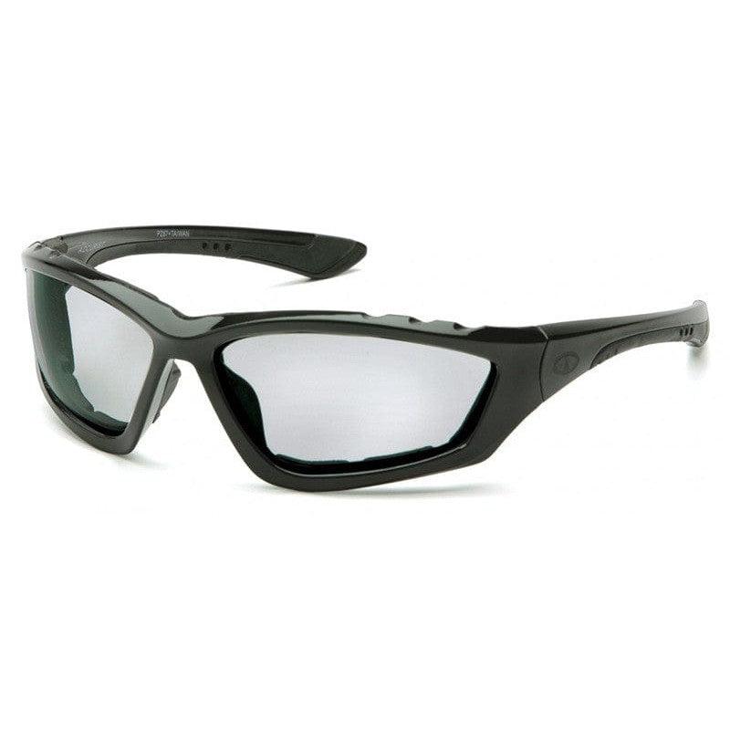 Pyramex Accurist Safety Glasses with Black Frame and Light Gray Anti-Fog Lens SB8725DTP