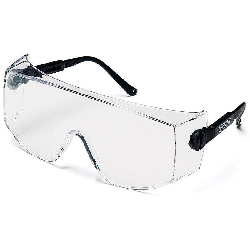 Pyramex Defiant Jumbo Overspecs Safety Glasses Black Frame Clear Lens SB1010SJ