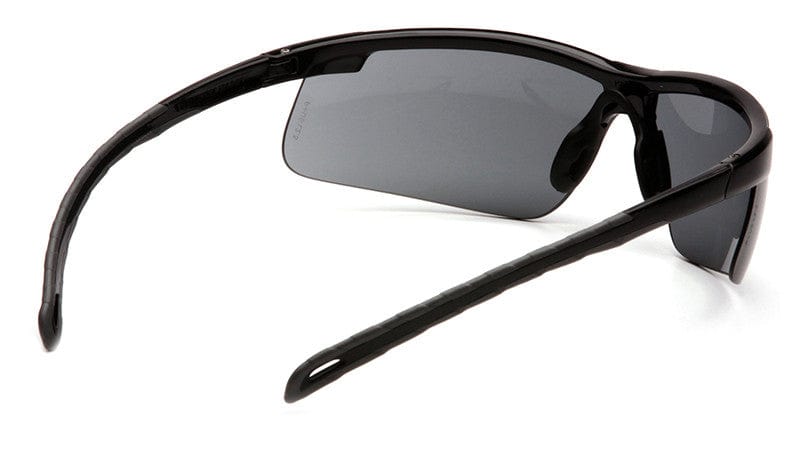 Pyramex Ever-Lite Safety Glasses with Black Frame and Gray Anti-Fog Lenses - Inside View