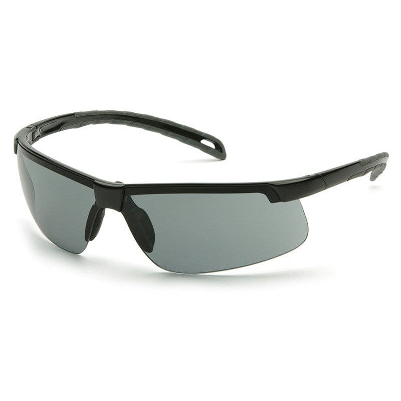 Pyramex Ever-Lite Safety Glasses with Black Frame and Gray Lenses SB8620D