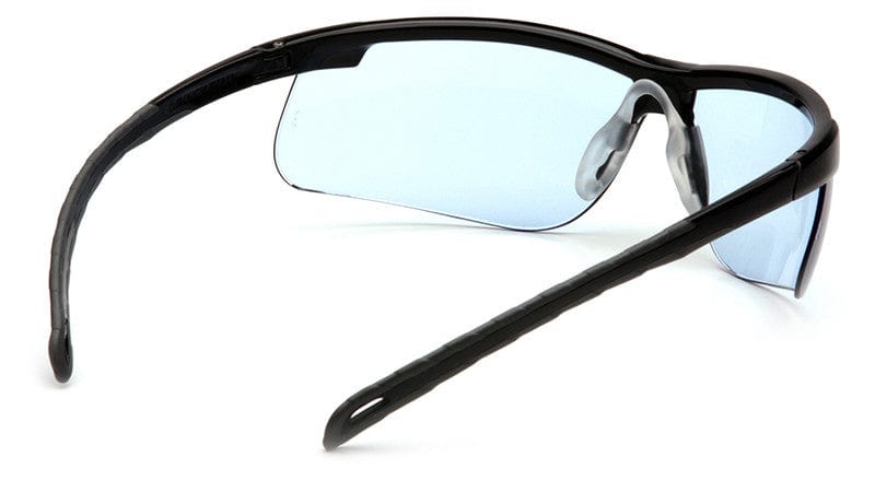 Pyramex Ever-Lite Safety Glasses with Black Frame and Infinity Blue Lenses - Inside View