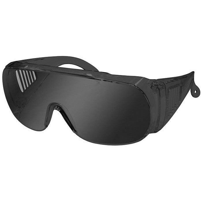 head engineer's goggles Radians 360-S Chief OTG Safety Glasses, Smoke