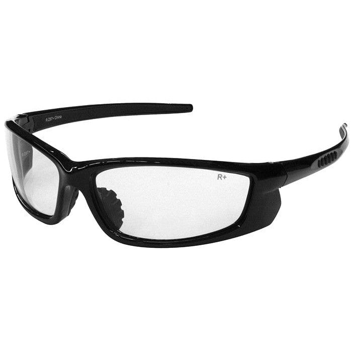 Radians Voltage Safety Glasses with Black Frame and Clear Lens VT1-10