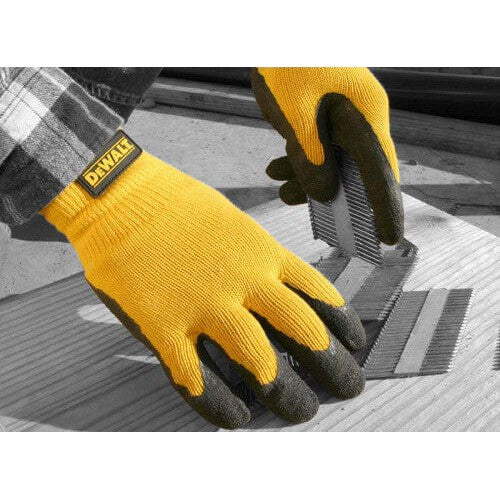 DeWalt DPG70 Work Gloves cutting shingles