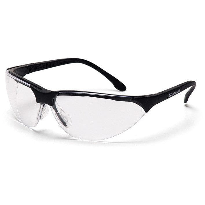 Pyramex Rendezvous Safety Glasses Black Frame Clear Lens SB2810S
