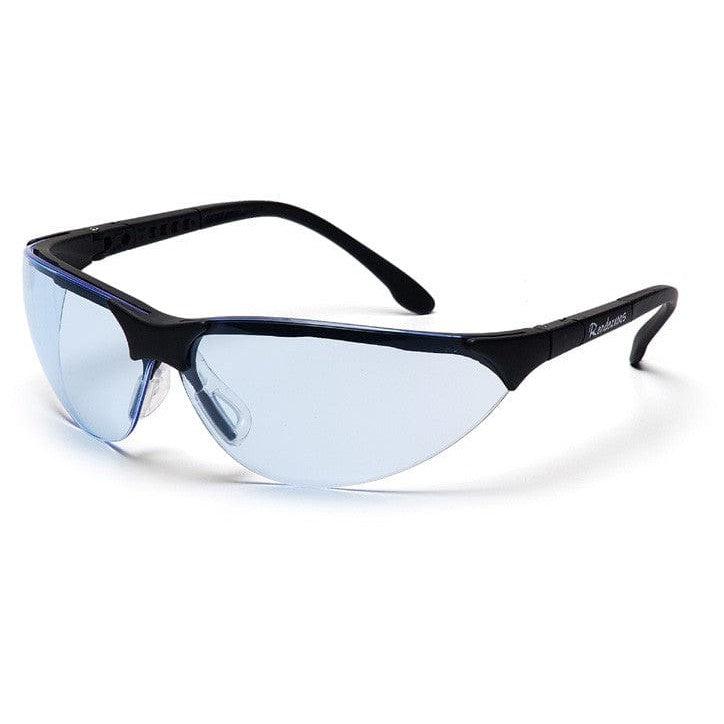 Pyramex Rendezvous Safety Glasses with Black Frame and Infinity Blue Anti-Fog Lens