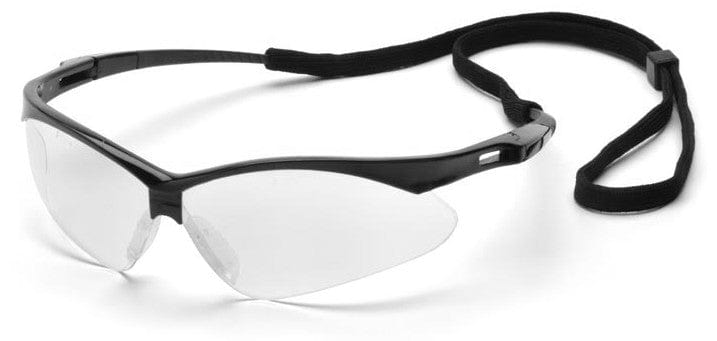 Pyramex PMXtreme Safety Glasses with Black Frame and Clear Lens SB6310SP