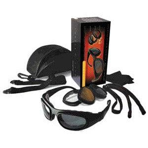 Bobster Sport & Street II with Black Frame 3 Lens Package Motorcycle Sunglasses-BSSA201AC-Safety Glasses USA-2