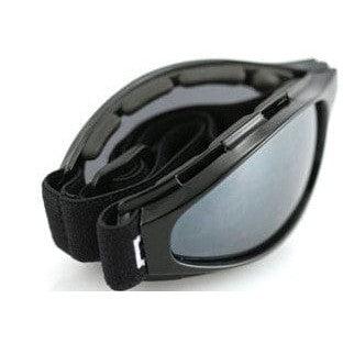 Bobster Crossfire Folding Goggle Black Frame Amber Lens-BCR003-Safety Glasses USA-3