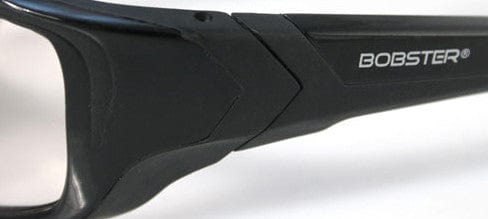 Bobster Hooligan Sunglasses with Black Frame and Photochromic Lens BHOO101 Temple View