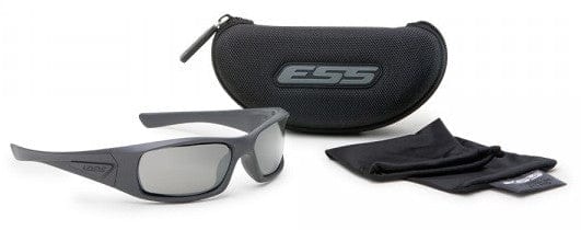 ESS 5B Ballistic Sunglasses Black Frame Mirror Lenses EE9006-05 Kit