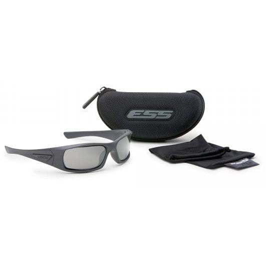ESS 5B Ballistic Sunglasses Black Frame Mirror Lenses EE9006-05 Kit