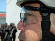 ESS ICE 2X NARO Dual Eyeshield System 740-0001 - Man Wearing