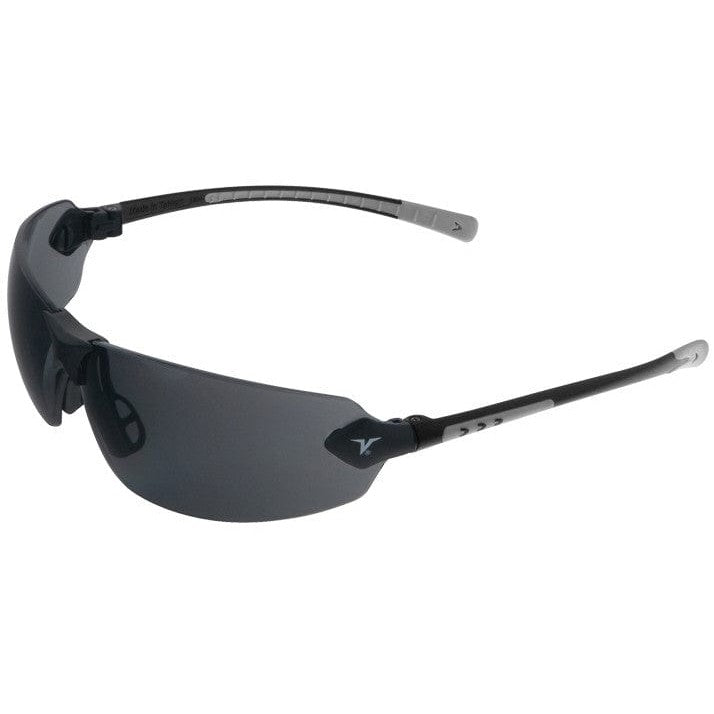 Encon Veratti 429 Safety Glasses with Gray Temple Accent and Gray Anti-Fog Lens