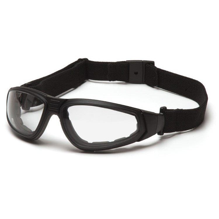 Pyramex XSG Goggle Black Frame Clear Anti-Fog Lens with Strap GB4010ST