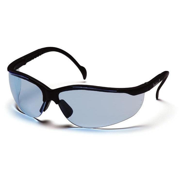 Pyramex Venture 2 Safety Glasses Black Frame Infinity Blue Lens SB1860S