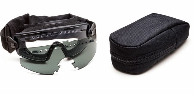 Smith Elite LoPro Regulator Tactical Goggle Kit with Black Frame and Clear and Gray Lenses