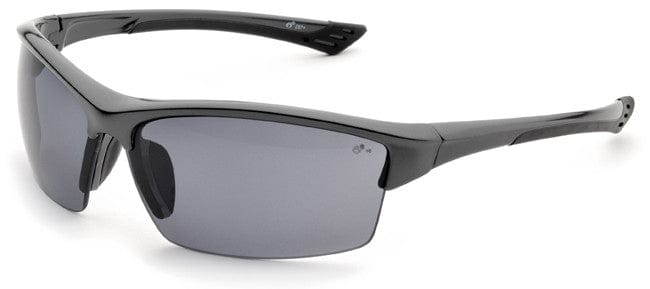 Elvex Sonoma Safety Glasses with Gray Frame and Polarized Gray Lenses