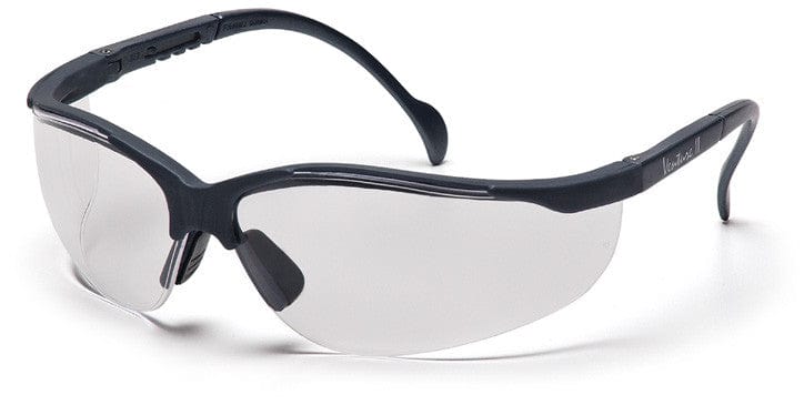 Pyramex Venture 2 Safety Glasses with Slate Gray Frame and Clear Lens SSG1810S