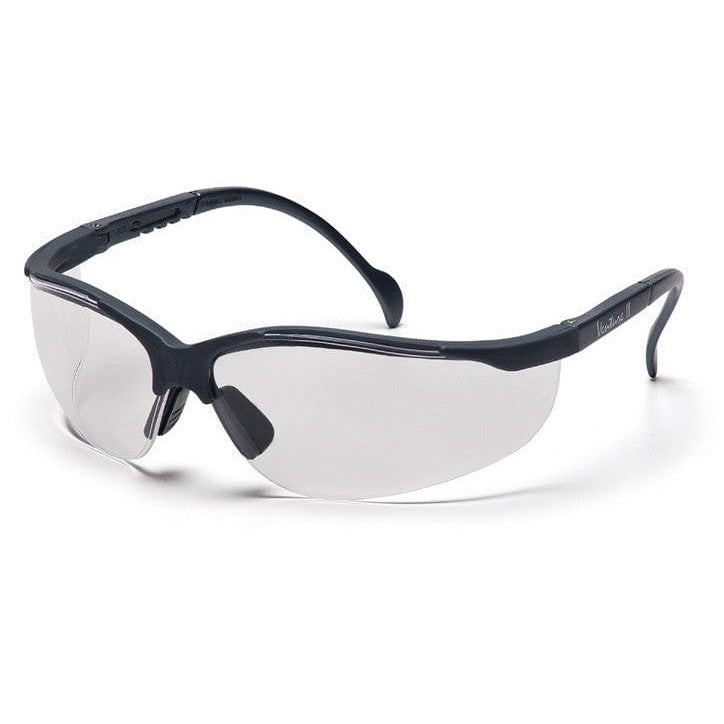 Pyramex Venture 2 Safety Glasses with Slate Gray Frame and Clear Lens SSG1810S