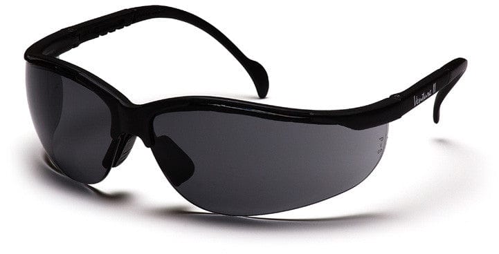 Pyramex Venture 2 Safety Glasses Black Frame Gray Lens SB1820S