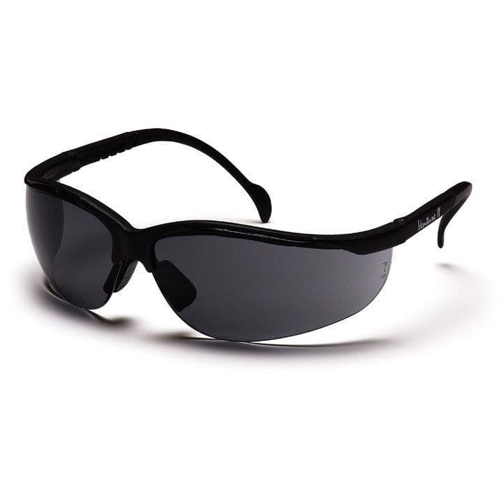 Pyramex Venture 2 Safety Glasses Black Frame Gray Lens SB1820S