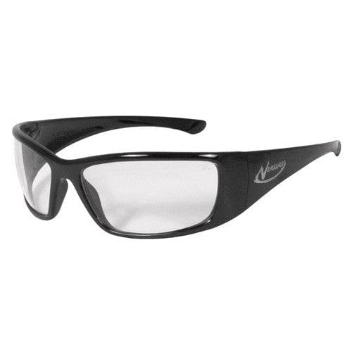 Radians Vengeance Safety Glasses with Black Frame and Clear Anti-Fog Lens