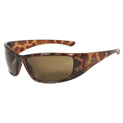 Radians Vengeance Safety Glasses with Tortoise Frame and Brown Polarized Lens