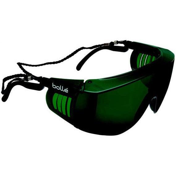 Bolle Override Safety Glasses Black Temples IR Shade 5 Lens-BOL-40056-Safety Glasses USA-1