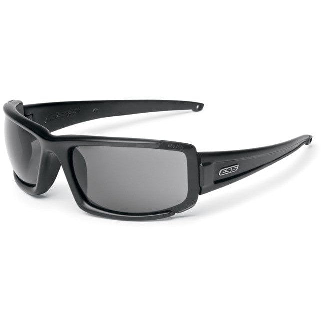 ESS CDI MAX Ballistic Interchangeable Sunglasses with Black Frame and Clear and Smoke Lenses