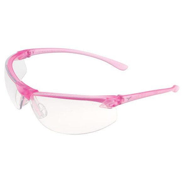 Encon Veratti LS7 Safety Glasses with Pink Frame and Clear Lens 9205804