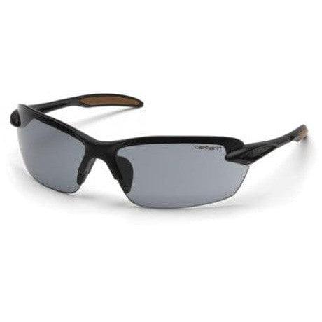 Carhartt Spokane Safety Glasses with Black Frame and Gray Lens CHB320D