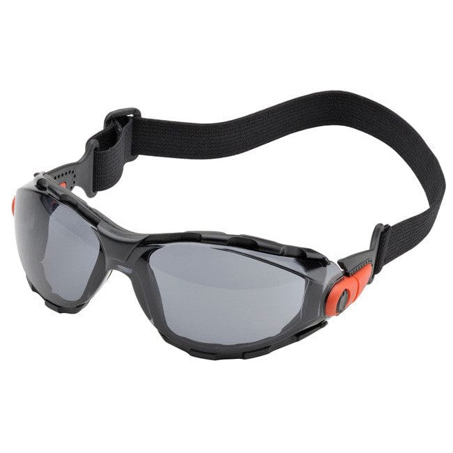 Elvex Go-Specs Safety Goggles with Black Frame, Foam Seal and Gray Anti-Fog Lens GG-41GAF