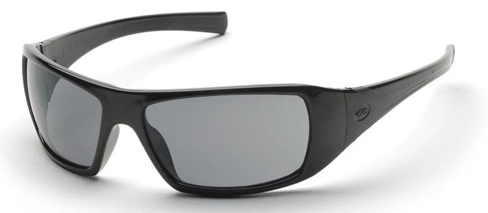 Pyramex Goliath Safety Glasses with Black Frame and Gray Lens SB5620D
