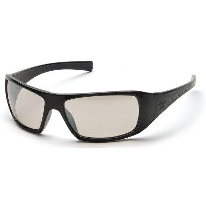 Pyramex Goliath Safety Glasses with Black Frame and Indoor/Outdoor Lens SB5680D