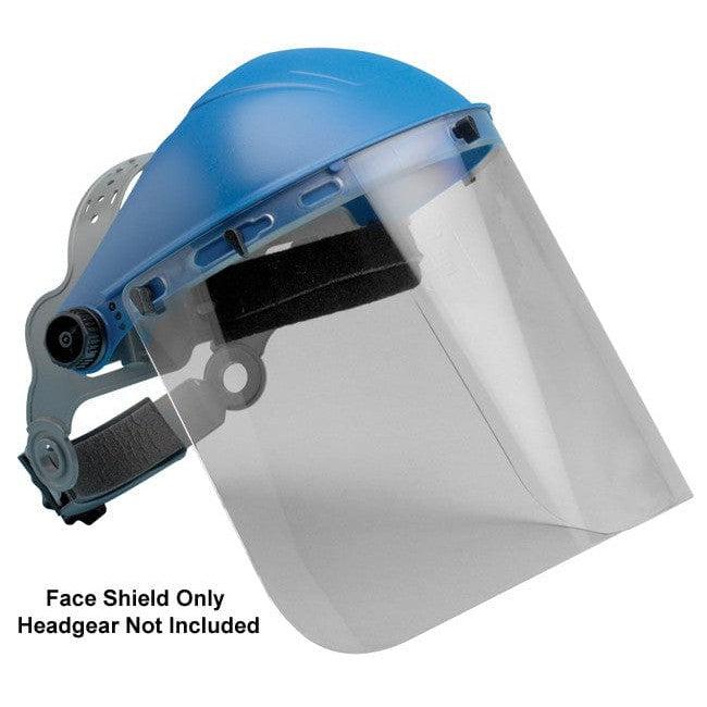 Elvex Clear Hardcoated Lexan Face Shield 8" x 15.5" x 2mm