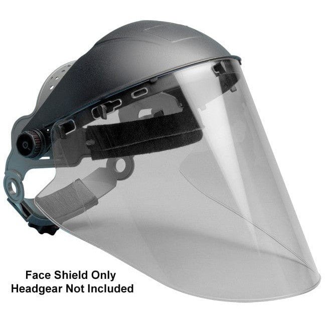 Elvex Clear Hardcoated Lexan Face Shield 10" x 18.5" x 2 mm