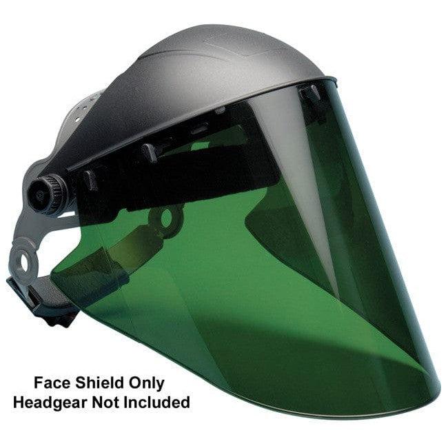 Elvex Green Lexan Face Shield 10" x 18.5" x 2 mm