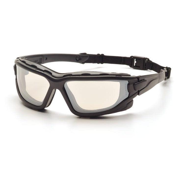 Pyramex I-Force Safety Goggle/Glasses with Black Frame and Indoor/Outdoor Anti-Fog Lenses