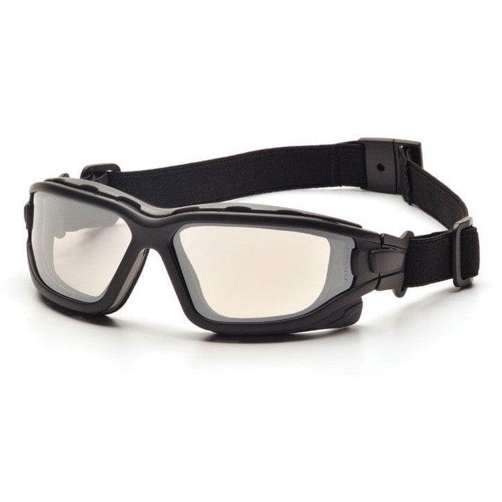 Pyramex I-Force Safety Goggle/Glasses with Black Frame and Indoor/Outdoor Anti-Fog Lenses SB7080SDT