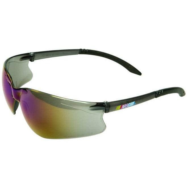 NASCAR GT Safety Glasses with Blue Mirror Lens